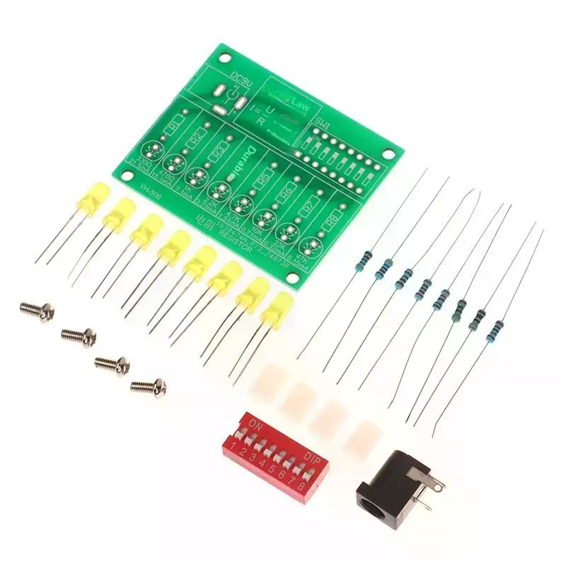Diy Electronics Parts - DIY Soldering Practice Kit LED Current