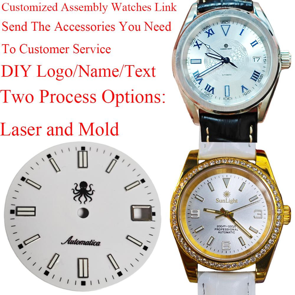 Diy Electronics Logo - Assembled watch customization DIY Logo/Name/texe Personal/Team