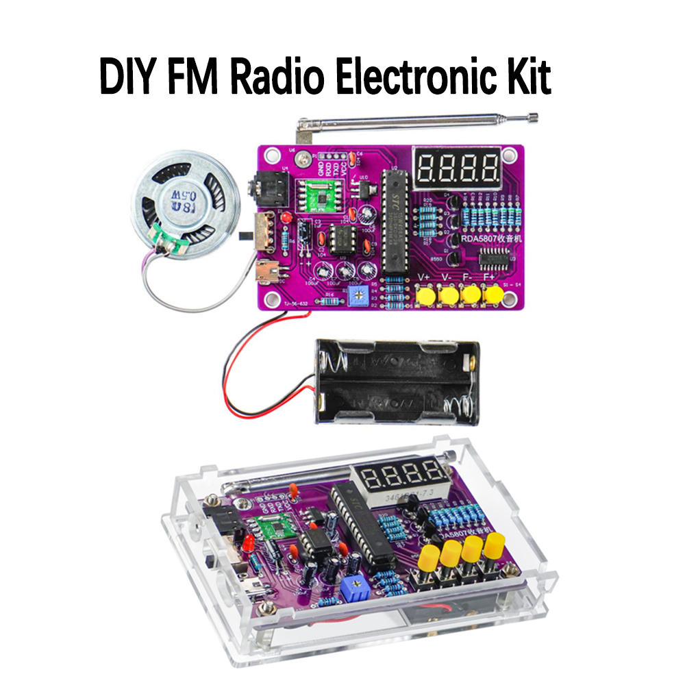 Diy Electronics Parts - DIY FM Radio Electronic Kit 87-108MHz