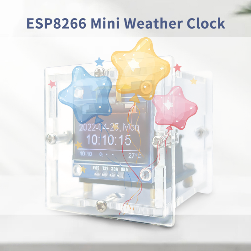 Diy Soldering Station No Electronics - ESP8266 MINI Weather Clock WIFI Digital