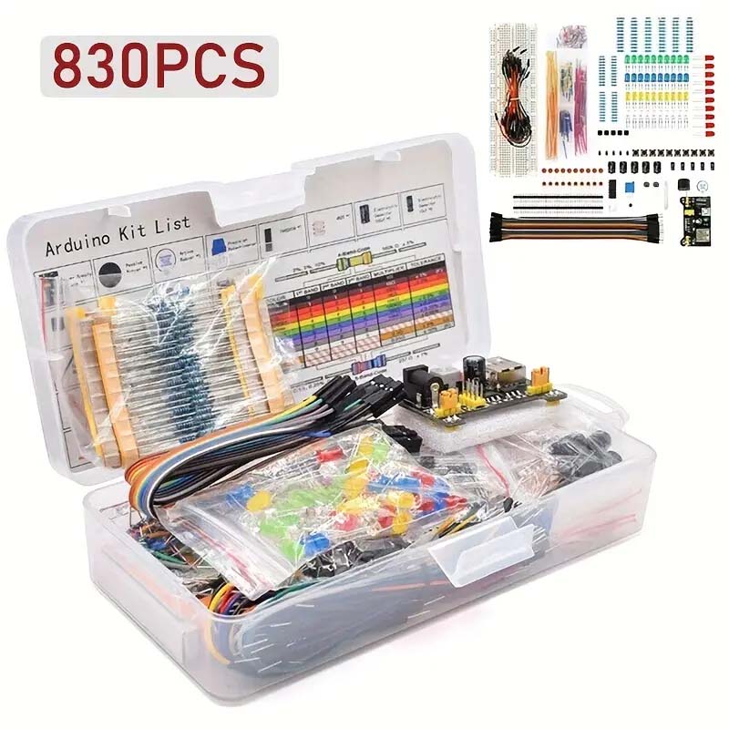 Diy Electronics Websites - 830Pcs/Box DIY Project Starter Kit For