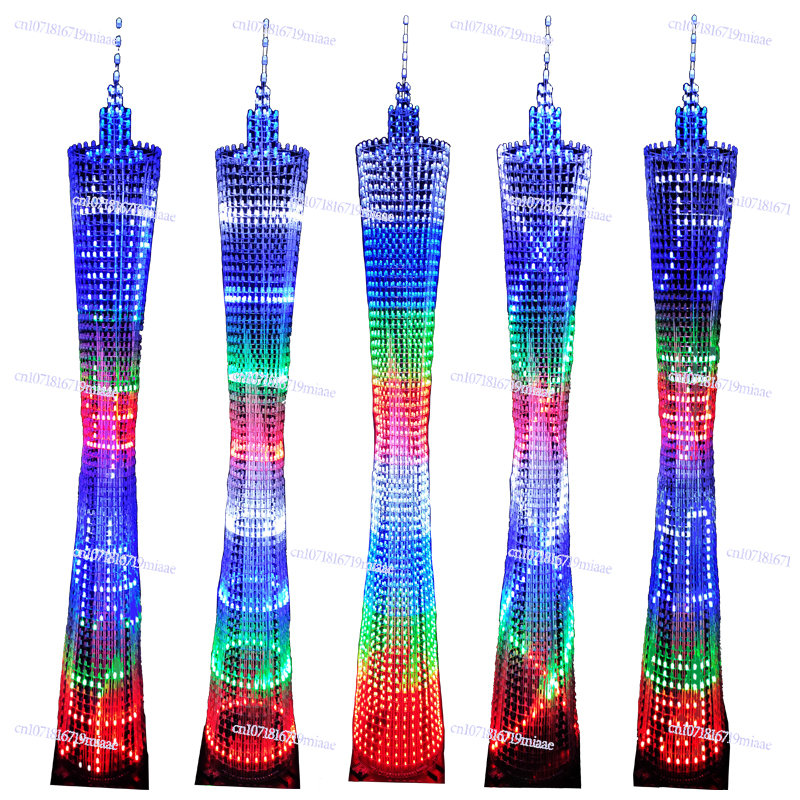 Diy With Electronics - 64-Floor Canton Tower DIY Kit LED