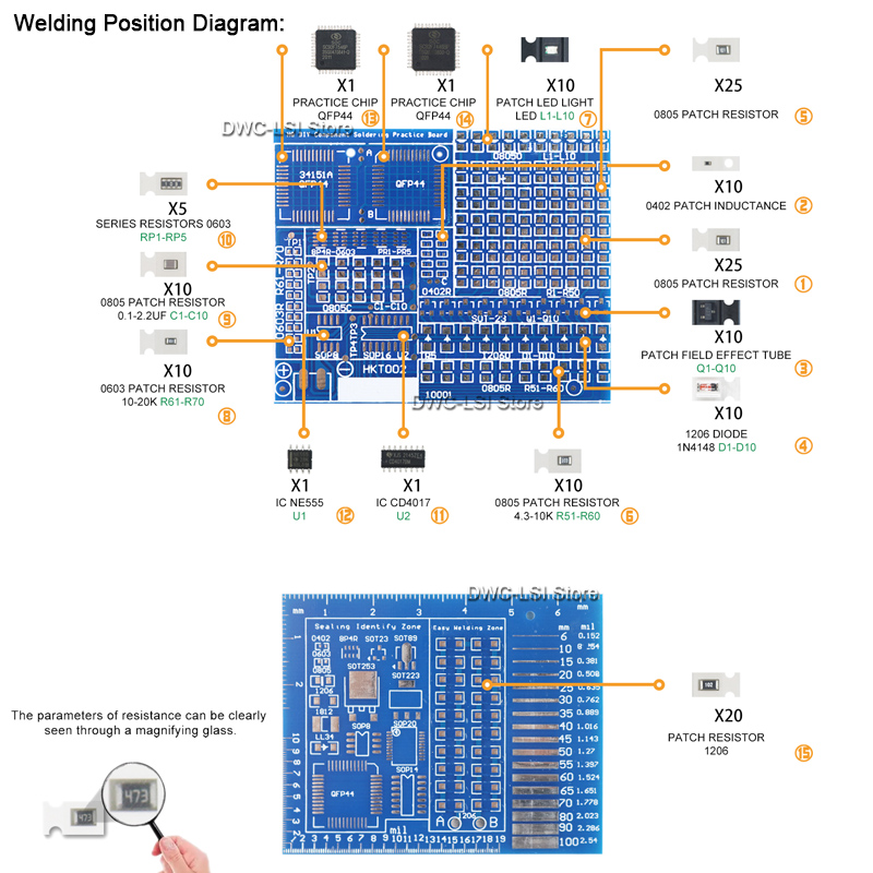 SMD Advanced Full Patch Weldin - Pcb Etching Kit recensione e prezzo