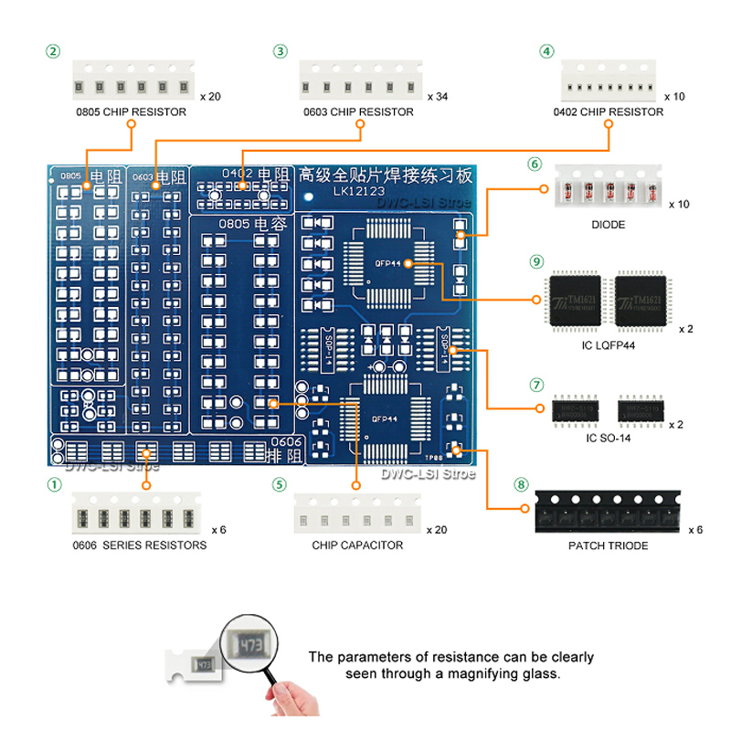 SMD Advanced Full Patch Weldin - Pcb Etching Kit recensione e prezzo
