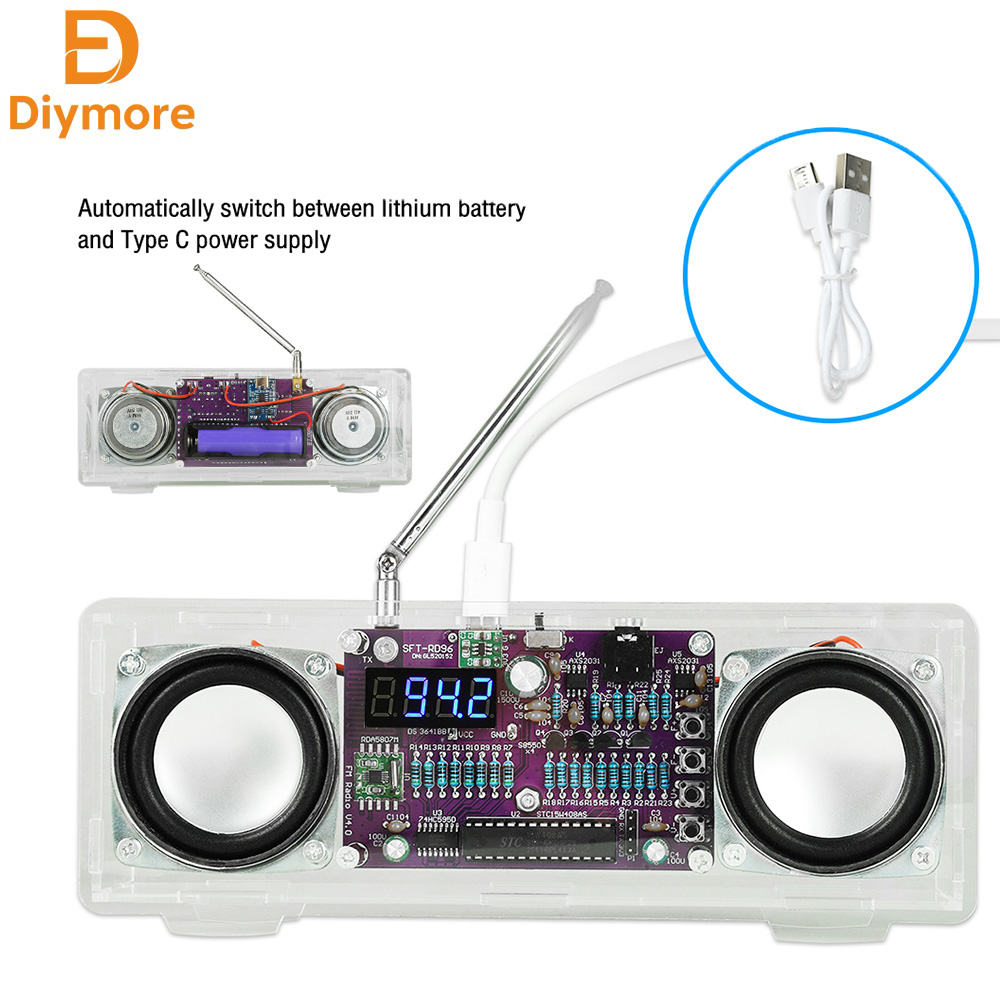 Dual Channel Electronic FM Rad - Diy Electronics Youtube Channel recensione e prezzo