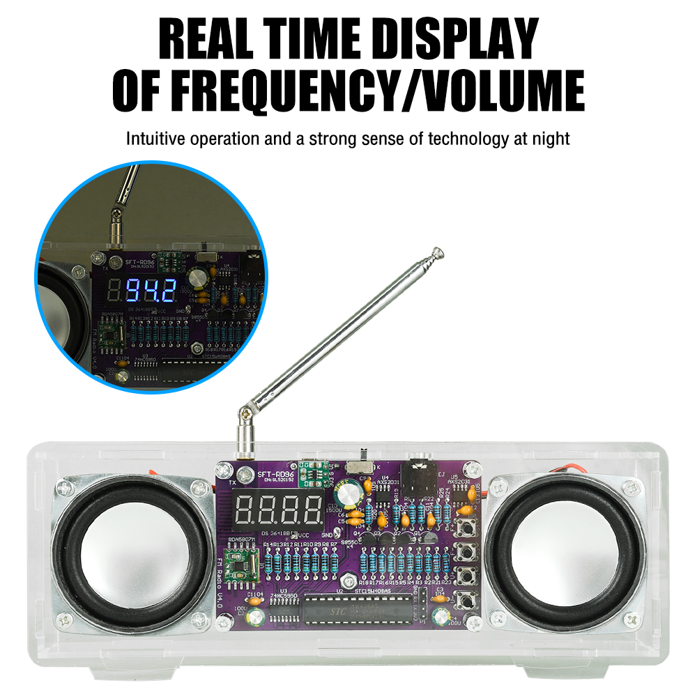 Dual Channel Electronic FM Rad - Diy Electronics Youtube Channel recensione e prezzo