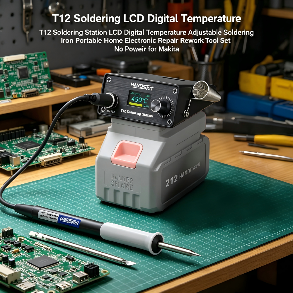 T12 Cordless Portable Solderin - Diy Soldering Station No Electronics recensione e prezzo