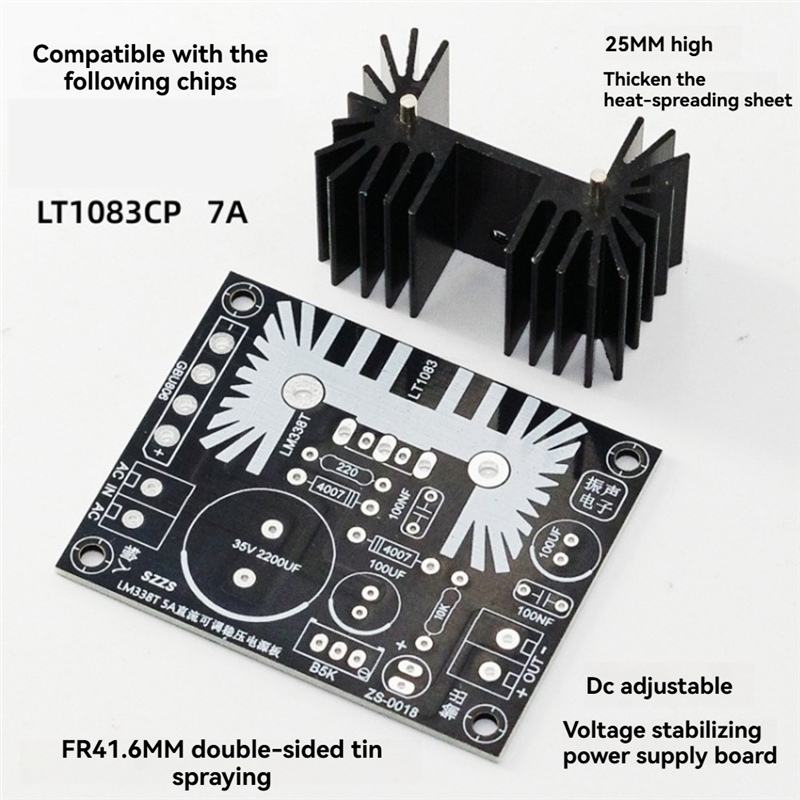 ABZZ-LT1083 7A Output Adjustab - Diy Electronics Board recensione e prezzo