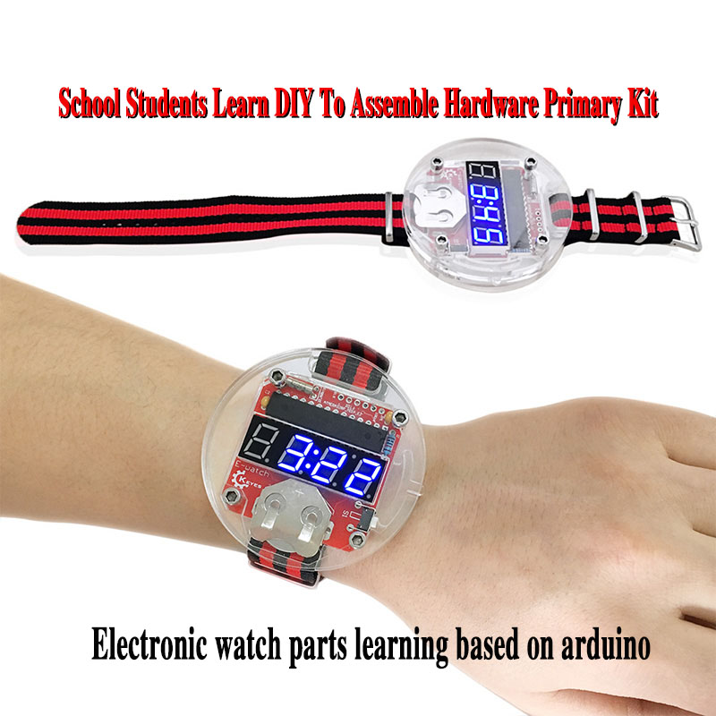 Single Chip LED Kit Clock DIY  - Diy Electronics Parts recensione e prezzo