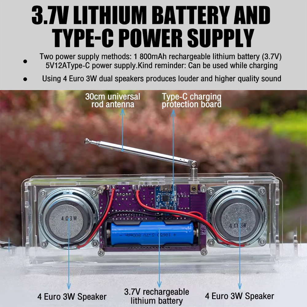 87.5MHz~108MHz FM Radio Electr - Diy Electronics Youtube Channel recensione e prezzo