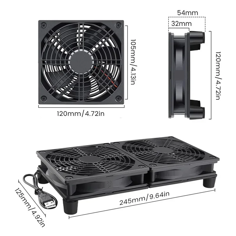 Router Cooling Fan High Airflo - Diy Electronics Websites recensione e prezzo