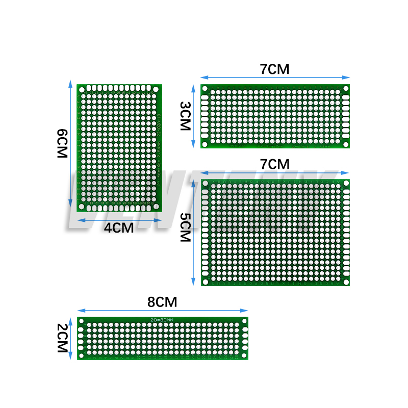 4pcs 5X7 4X6 3X7 2X8 Double Si - Pcb Etching Kit recensione e prezzo