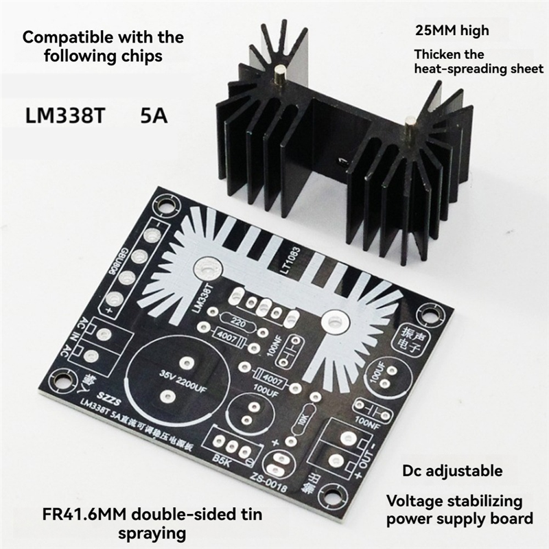 A13E-LM338 5A Output Filament  - Diy Electronics Board recensione e prezzo