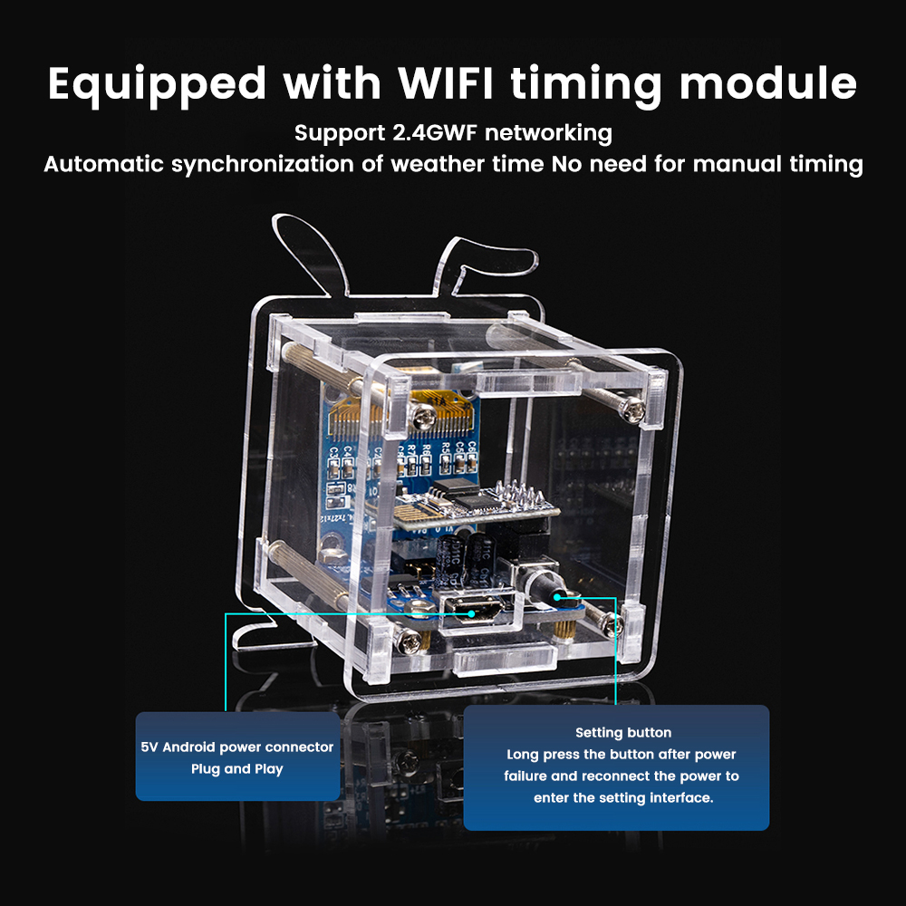 ESP8266 DIY Digital Clock Kit  - Diy Soldering Station No Electronics recensione e prezzo
