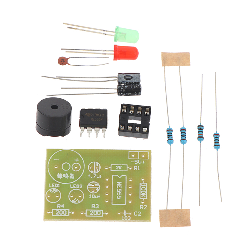 [F] NE555 DIY Kit LED Flasher  - Pcb Etching Kit recensione e prezzo