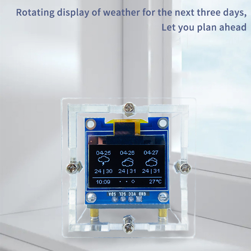 ESP8266 MINI Weather Clock WIF - Diy Soldering Station No Electronics recensione e prezzo