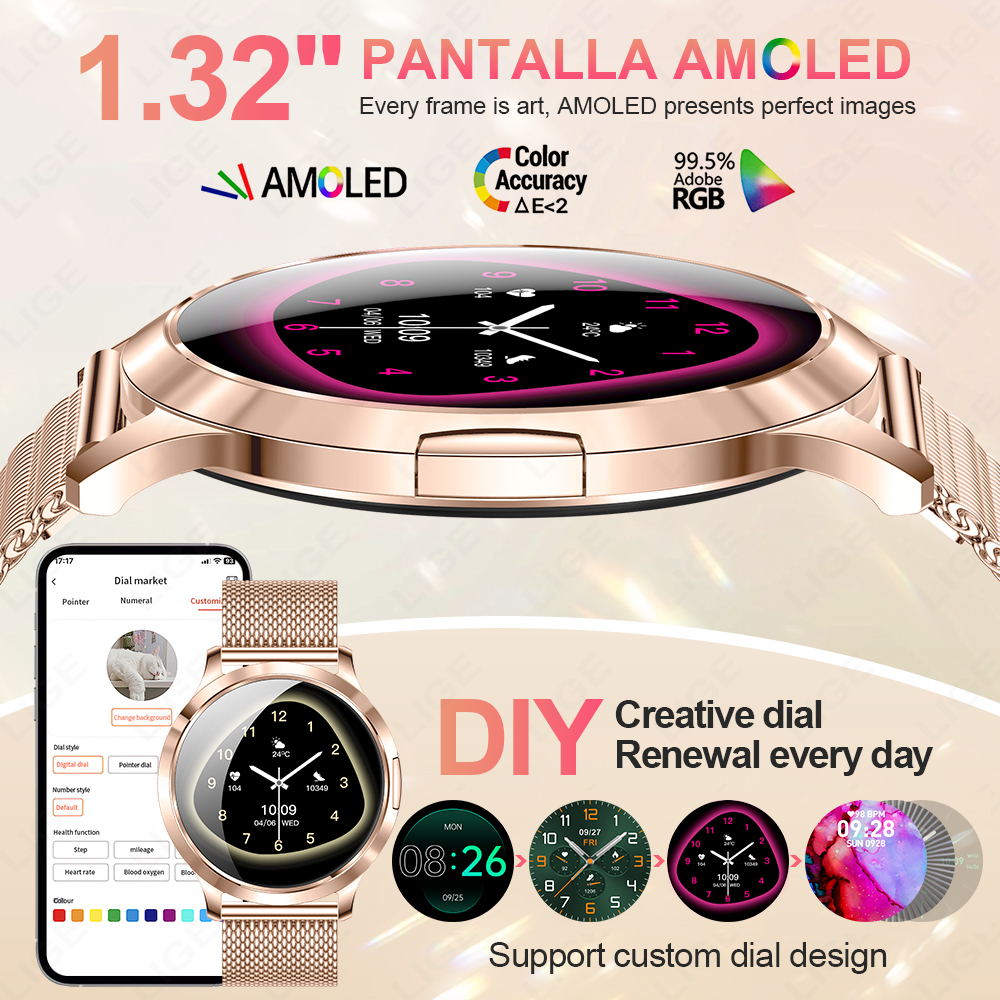 LIGE 2026 New Smart Watch Wome - Diy Electronics Watch recensione e prezzo
