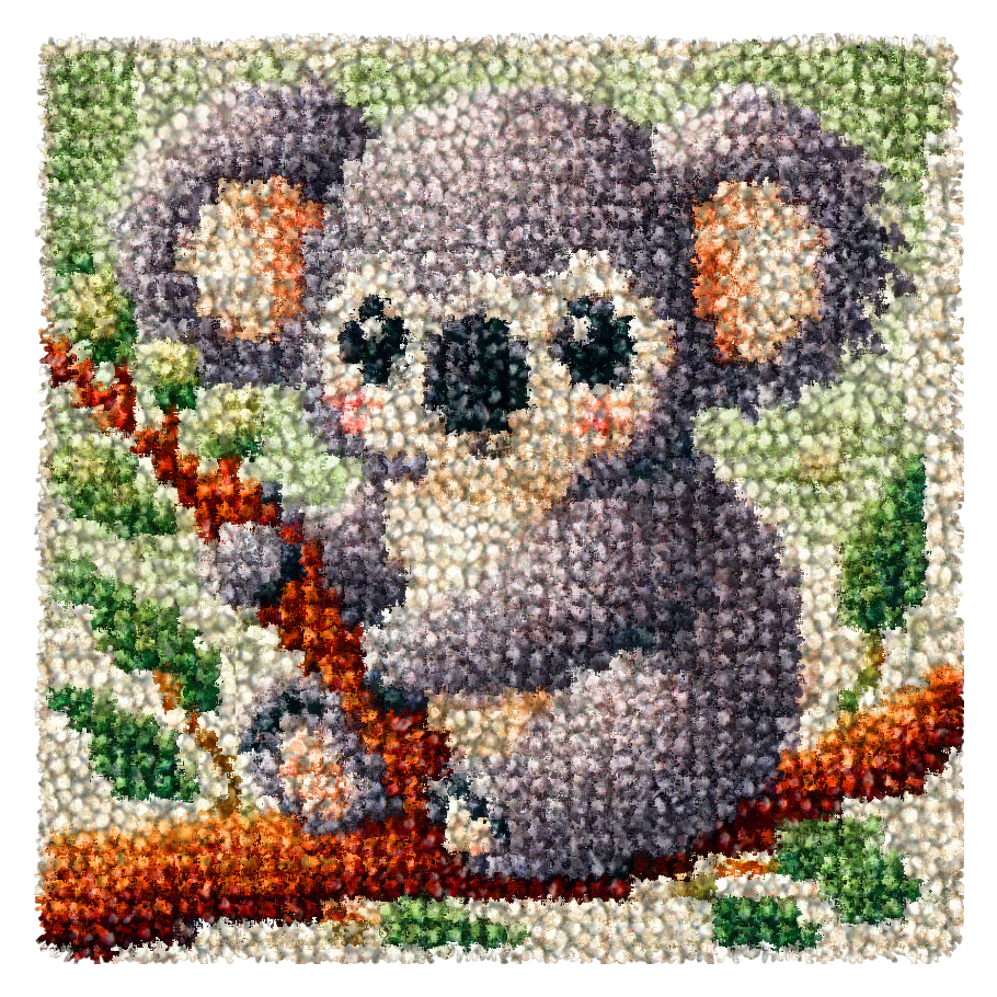 Cute Animals Embroidery Latch  - Diy Electronics Watch recensione e prezzo