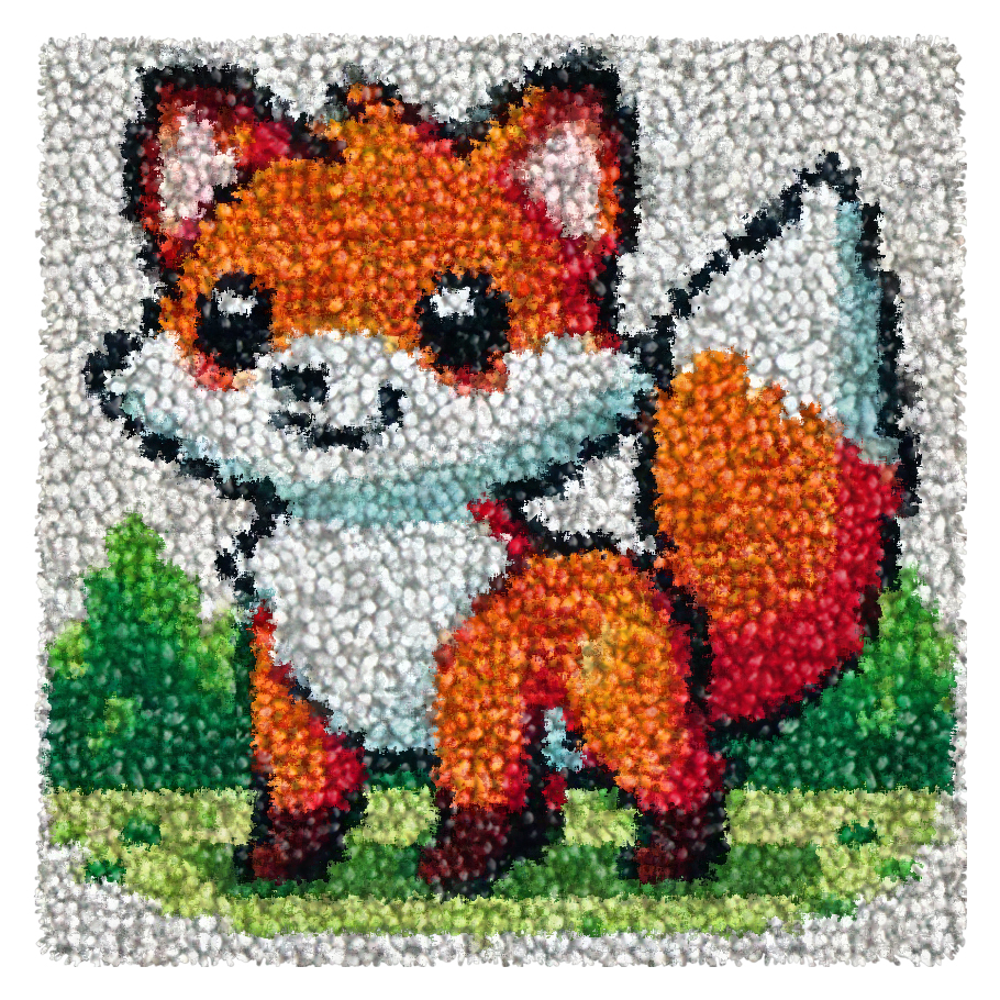 Cute Animals Embroidery Latch  - Diy Electronics Watch recensione e prezzo