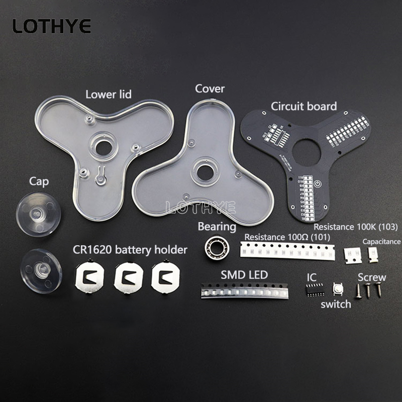 LED Fidget Spinner Manufacture - Diy Electronics Parts recensione e prezzo