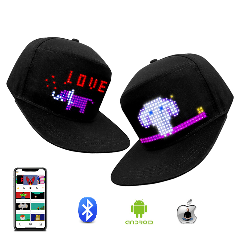 Smart LED Light Display Hat DI - Diy Electronics Logo recensione e prezzo