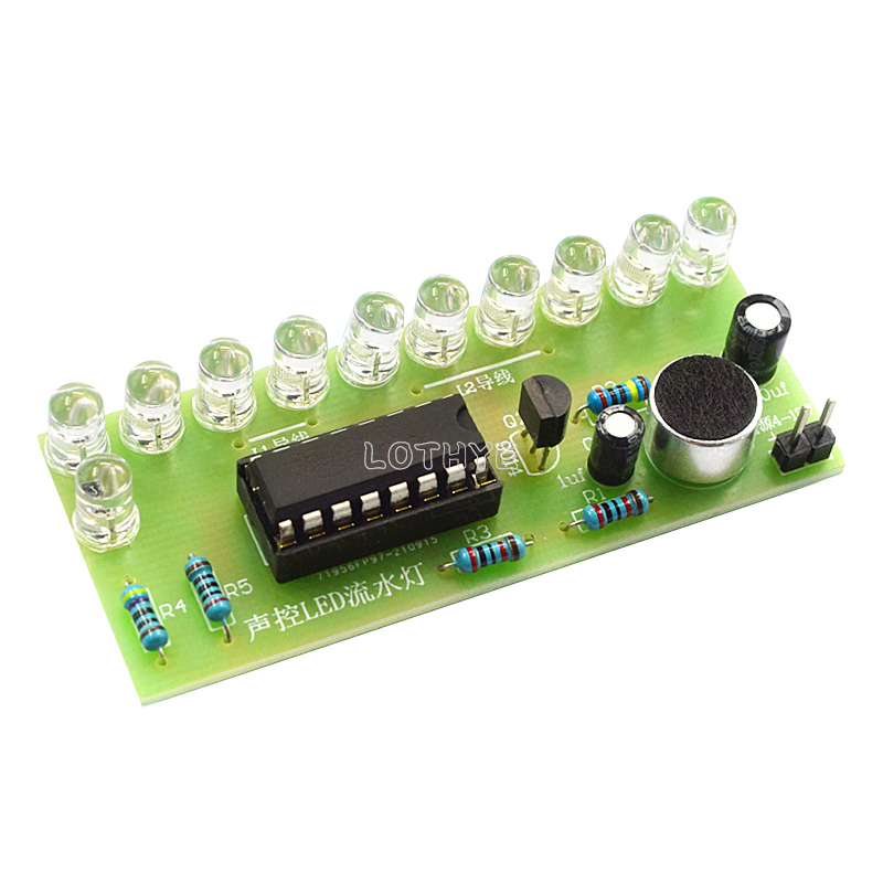CD4017 Voice Control LED Water - Diy Electronics Parts recensione e prezzo