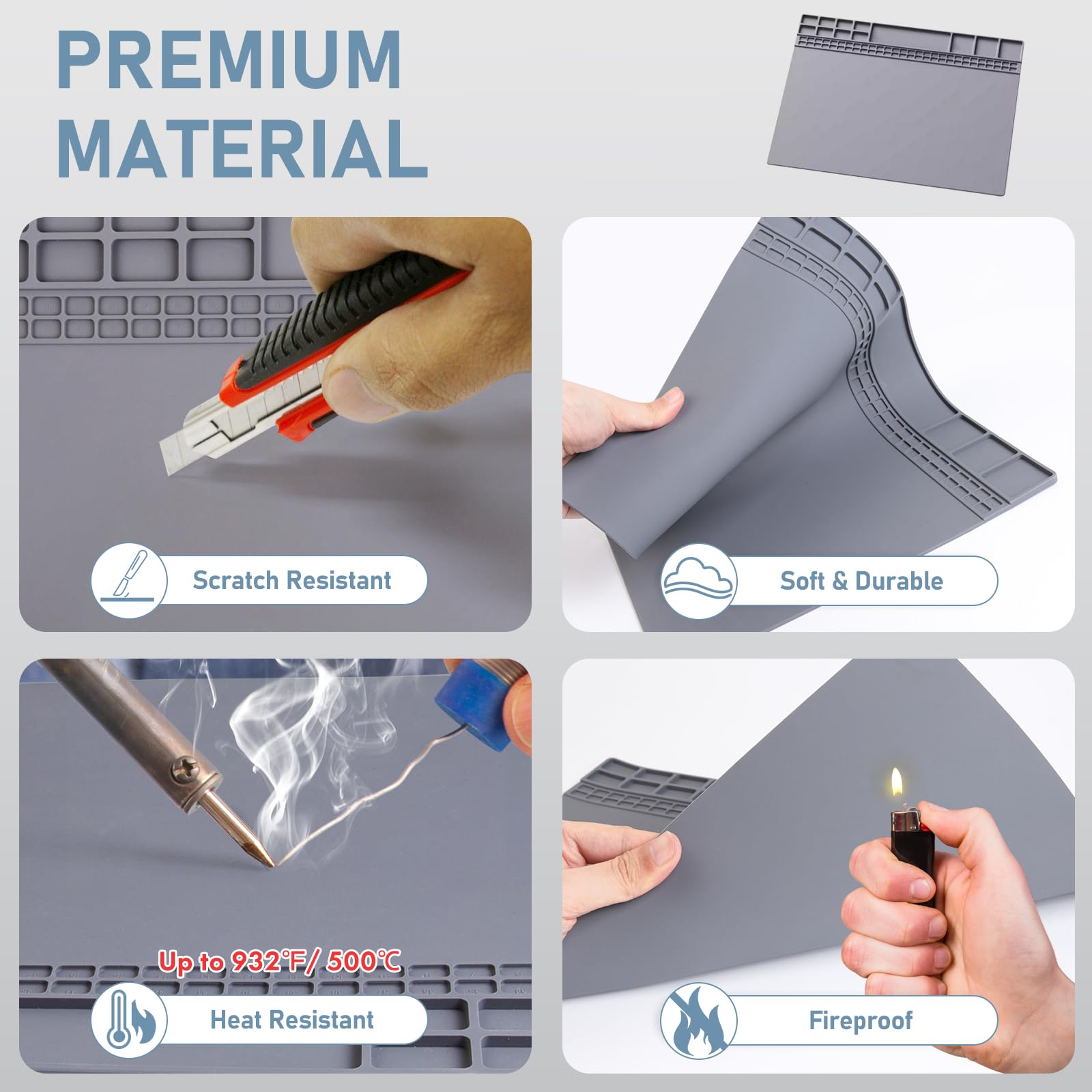Magnetic Silicone Solder Pad 5 - Diy Electronics Watch recensione e prezzo