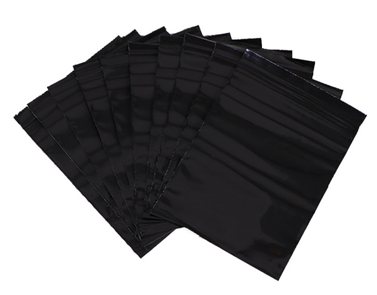 100PCS Black PE Plastic Ziploc - Diy Electronics Logo recensione e prezzo