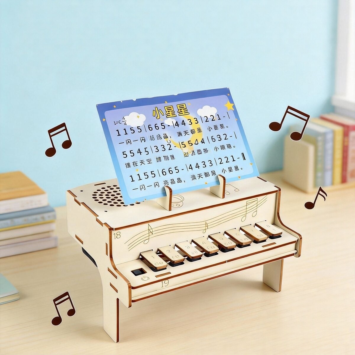 DIY Wooden Electronic Piano Mo - Diy Electronics Parts recensione e prezzo