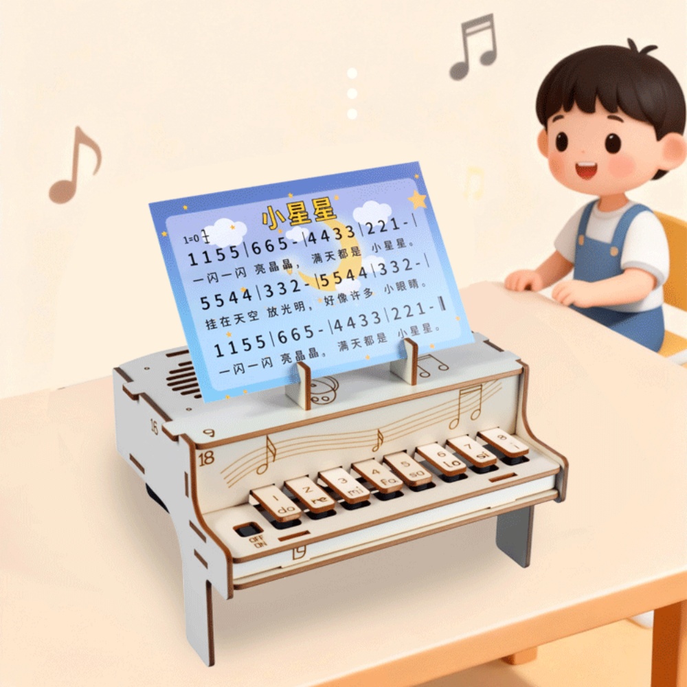 DIY Wooden Electronic Piano Mo - Diy Electronics Parts recensione e prezzo