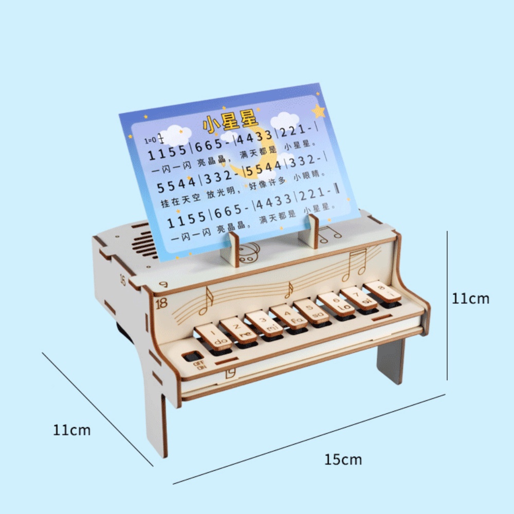 DIY Wooden Electronic Piano Mo - Diy Electronics Parts recensione e prezzo