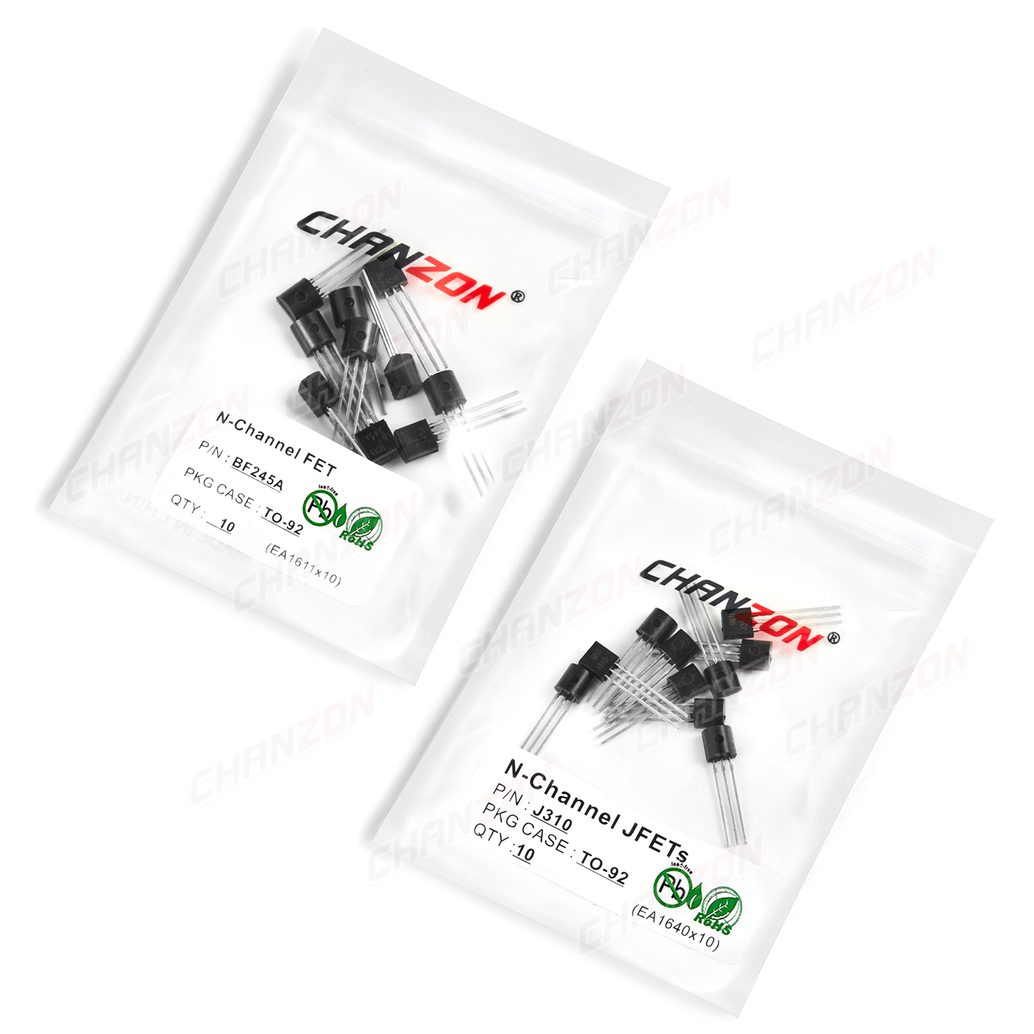10Pcs  F245A J310 2N5457 TO-92 - Diy Electronics Youtube Channel recensione e prezzo