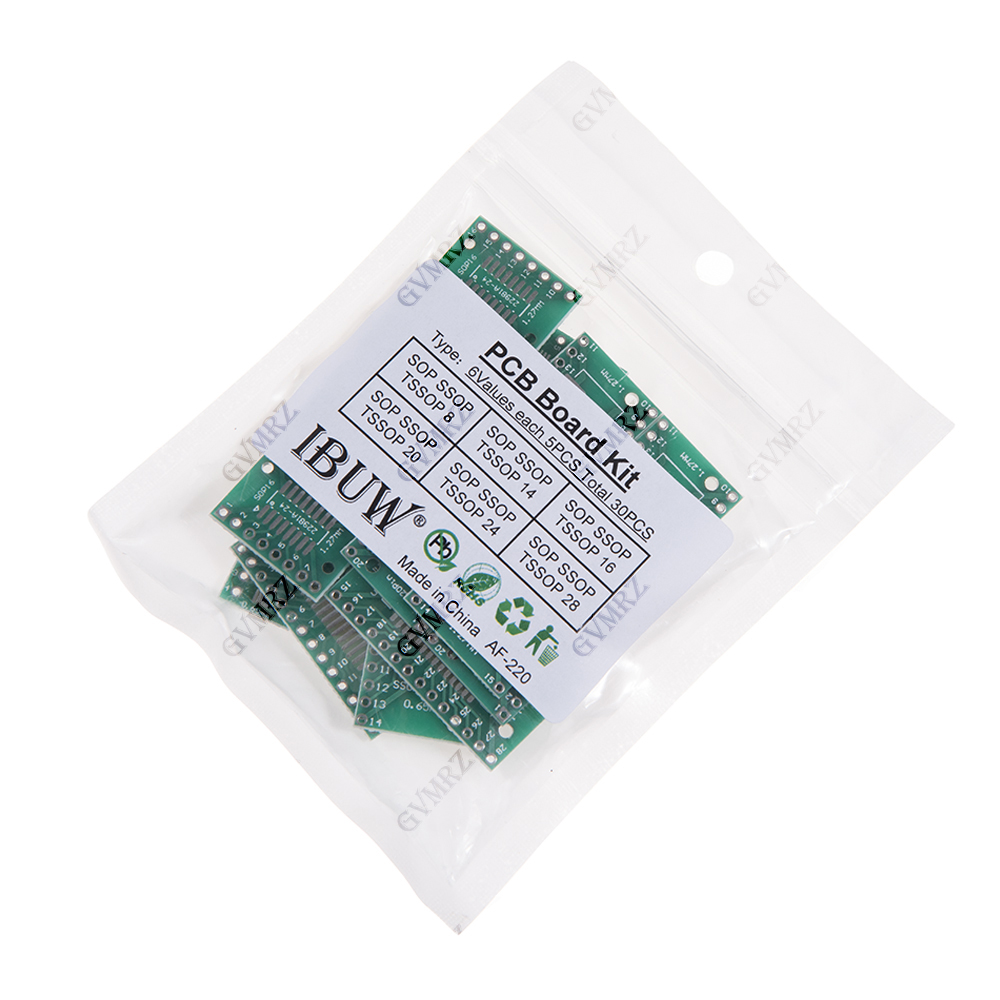 30PCS 6Values SOP SSOP TSSOP P - Pcb Etching Kit recensione e prezzo
