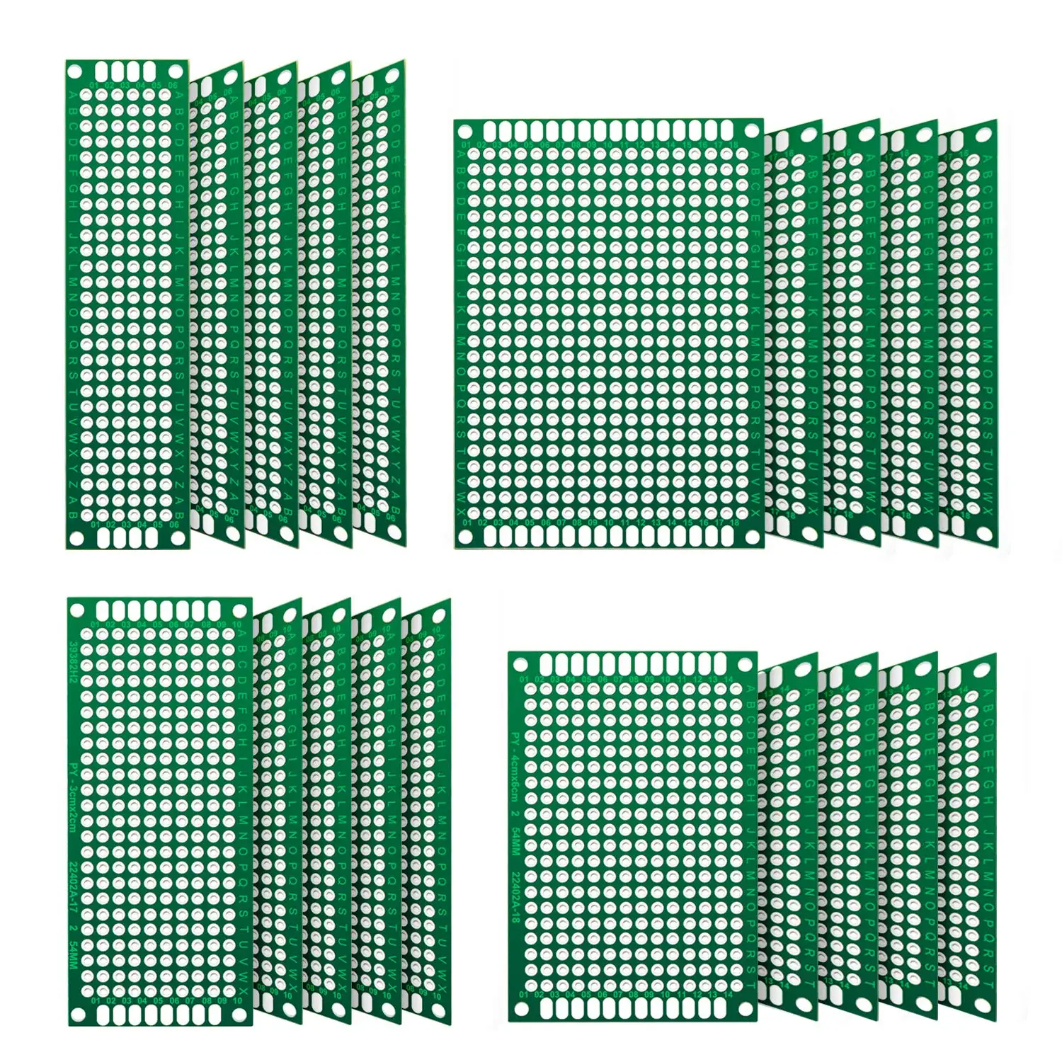 20 Pcs Double Sided PCB Board  - Pcb Etching Kit recensione e prezzo