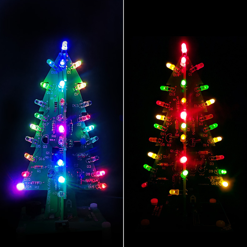 LED Colorful Christmas Tree DI - Diy Electronics Circuits recensione e prezzo