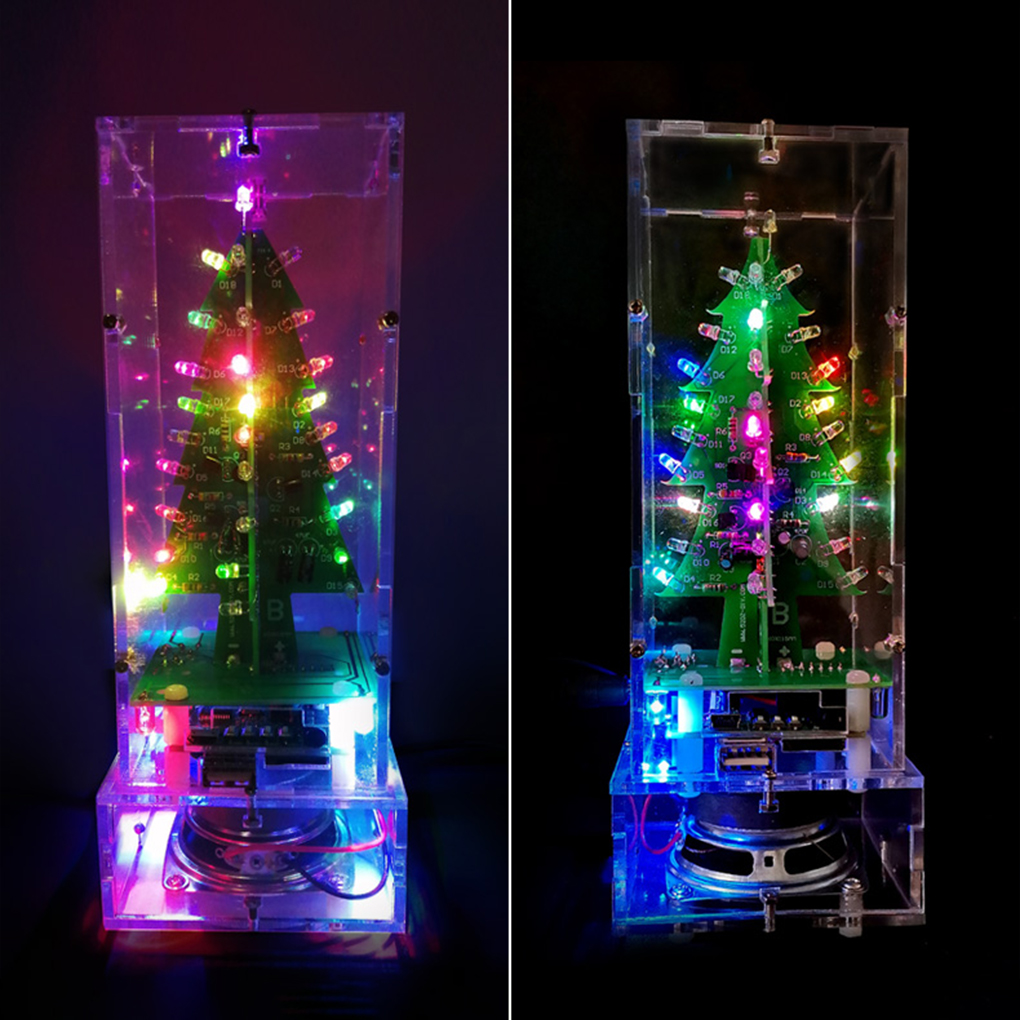 LED Colorful Christmas Tree DI - Diy Electronics Circuits recensione e prezzo