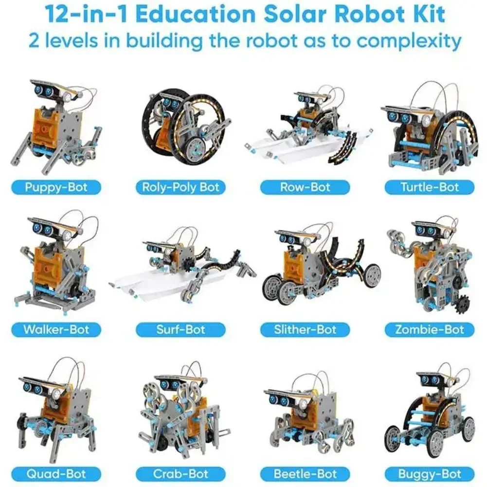 13 in 1 Solar Powered Robot Sc - Diy Electronics Parts recensione e prezzo